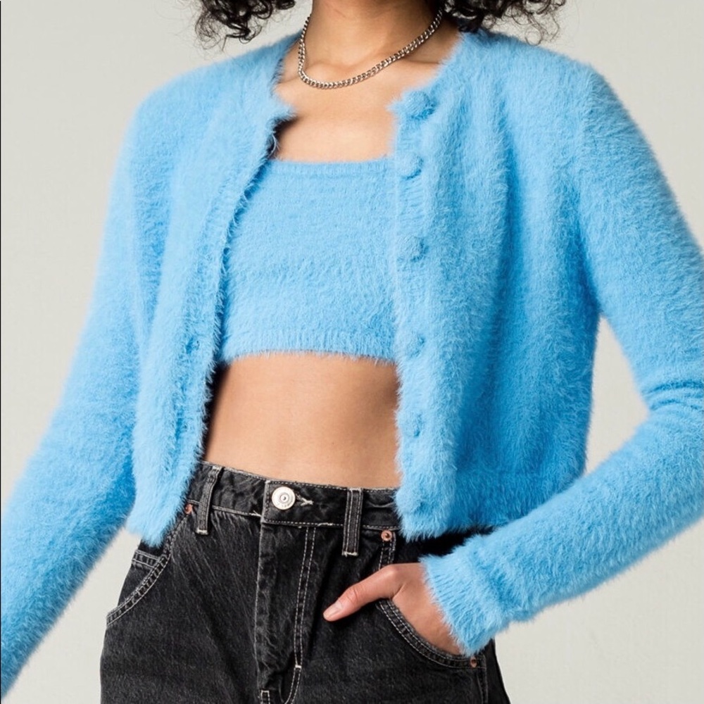 CHARLIE HOLIDAY Lenny Womens Cardigan & Cami Set